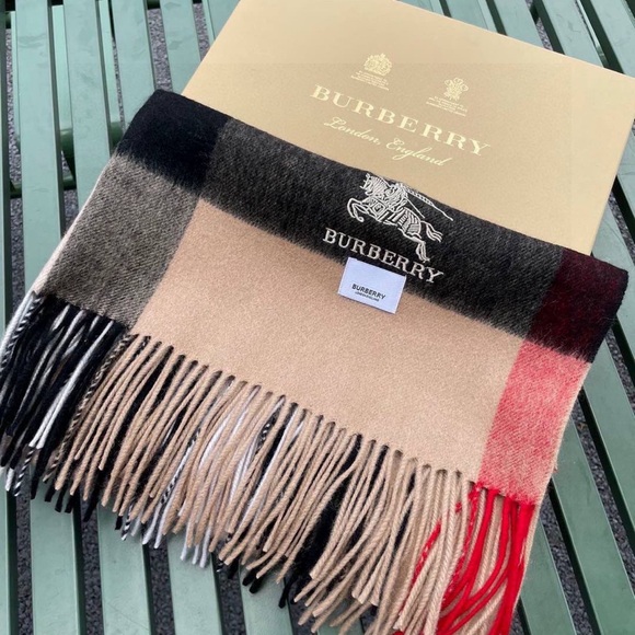 Burberry Multicolor Check Scarf - Picture 1 of 7